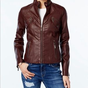 Jou jou faux leather jacket